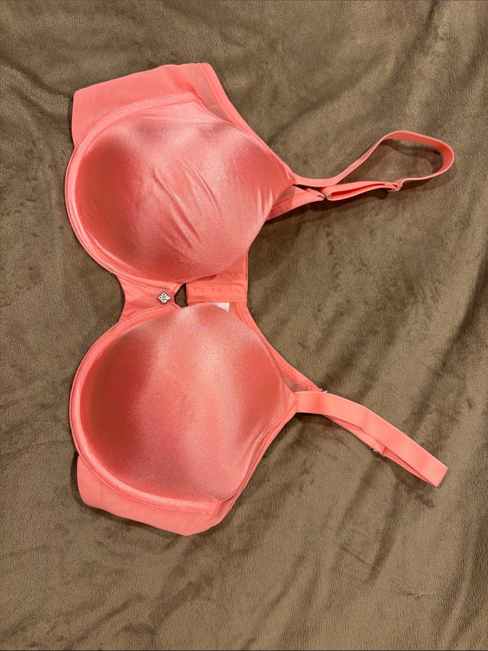 Breezies Coral Pink Underwire T-Shirt Bra